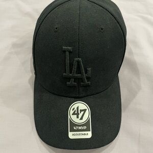 47 Brand Black LA dodgers Logo Cap
